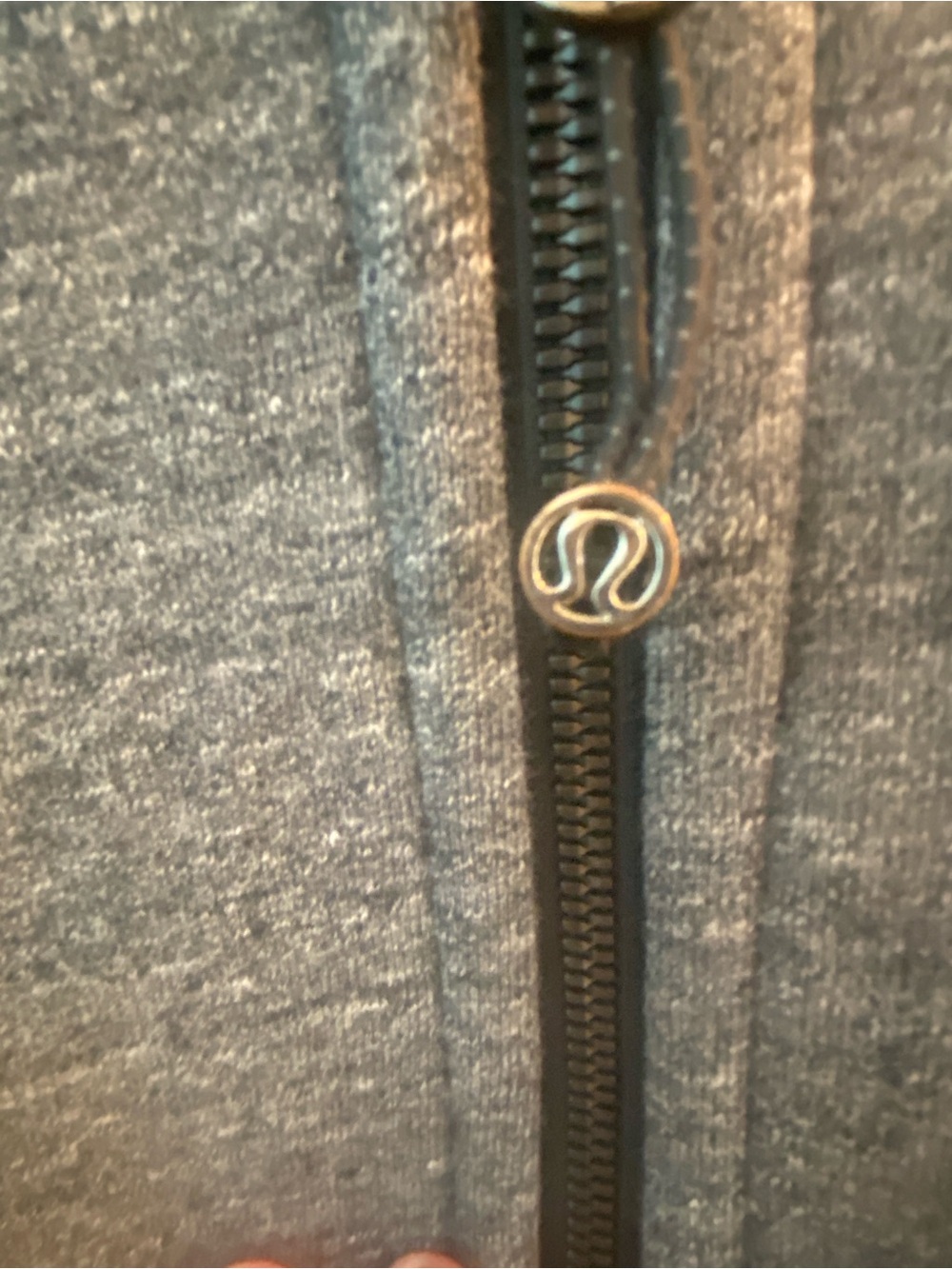 lululemon athletica Gray Heather Zip Hoodie